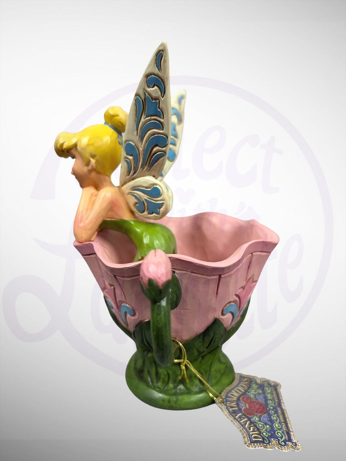 Jim Shore Disney Traditions - A Spot of Tink Tinker Bell Flower Teacup Figurine
